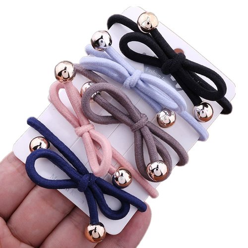 Xiwstar 20Pcs High Elastic Hair Ties No Crease Bow Bowknot Scrunchies Hand Knotted Hair Bands Headband Ponytail Holder for Girls Women