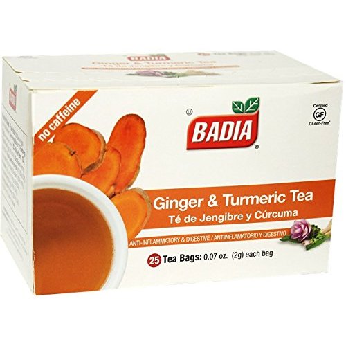Ginger & Turmeric Tea Bags – 25 bags