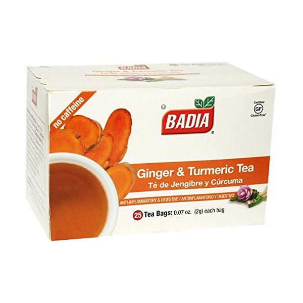 Ginger & Turmeric Tea Bags – 25 bags