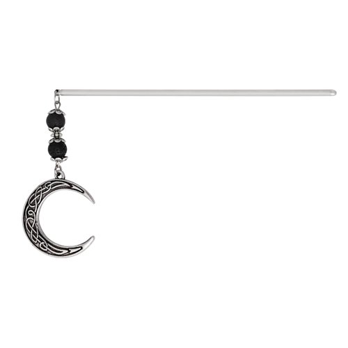 HAQUIl Vintage Cresent Moon Dangle Hairstick Jewelry for Women Classic Vintage VIking Hair Sticks Women Girl Gifts