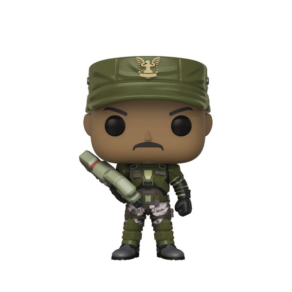 Funko POP! Games: Halo Sergeant Johnson (Styles May Vary) Collectible Figure, Multicolor