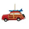 Clementine Retro Woody Red Surf Wagon Beach Surfing Ceiling Fan Pull