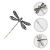 4Pcs Silver Dragonfly Hair Clip,Wedding Retro Antique Barrette,Bridal Headdress Head Wear Styling Hair Accessories for Girls Ladies Bobby Pins Hair pins French Hair Styling Pins Hair Accessories