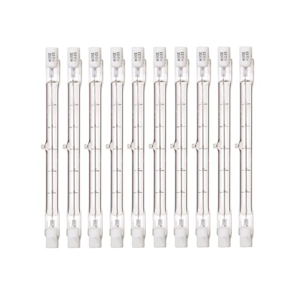 KOR 10 Pack Halogen 300-Watt Double Ended J Type 118 mm (4.64 Inches) 120 Volt R7S Base Q300T3/118mm
