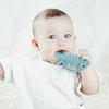3in1 Infant Toys, Baby Teething Toys 3-6 6-12 Months, Teethers for Babies 3-6-12 Months, for Teething Relief, Baby Teether Gift, Silicone,Sensory, Baby Toys 0-6 Months,USA Patent Pending,Fish,(Olive)