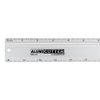 Alumicolor Alumicutter, Safety Ruler and Straight Edge, Aluminum, 12 inches, Silver (1312-1)