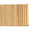 24 Pieces Brass Round Rods Bar Assorted Diameter 1.5-8 mm for 100 mm Length Brass Rod for Drift Punches Various Shaft DIY Craft Model Plane Model Ship Model Cars
