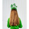 St Patrick's Day Headband Green Shamrock Clover Garland Hair Band Headwear St Patricks Day Hair Accessories for Women Girls Kids Parade Costume Party Supplies Decorations 1PCS