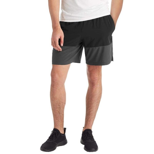 C9 Champion Men's Running Short-7" Inseam, Ebony/Railroad Gray, S