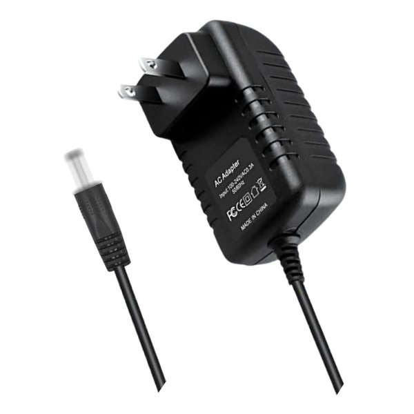 saschedross AC Adapter Replacement for Kemei KM-1995 KM1995 LCD Monitor Charging Wireless Rechargeable Professional Hair Salon Hair Clipper Electric Clippers Power Supply Mains PSU, Black