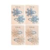 8PCS Princess Snowflake Hair Clips Blue White Christmas Hair Accessories for Women Xmas Sparkly Rhinestone Hair Barrettes Snowflake Hairpins Holiday Festive Party Gifts Decorations