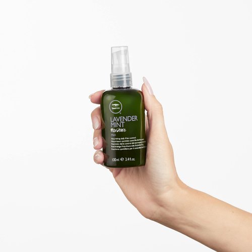 Tea Tree Lavender Mint Moisture Milk, Leave-In Conditioner, For Coarse, Curly + Dry Hair, 3.4 fl. oz.