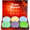 Cleverfy Shower Steamers Aromatherapy - Variety Gift Box of 6 Shower Bombs with Essential Oils. Self Care Birthday Gifts for Women and Valentines Day Gifts for Her and Him. Red Set