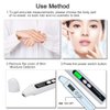 Sonew Digital Skin Detector Portable Facial Oil Content Analyzer LCD Display Skin Care Tester Detector Face Care Monitor(White)