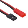 OliYin 10pcs JR Futaba Male Servo Connector Plug to JST Female Adapter Cable 22awg 10cm Silicone Wire for RC Lipo Battery