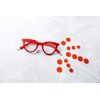 Cat Eye Reading Glasses in Matte Red by Readers.com | The Beatrix | +1.75