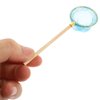 Toddmomy Miniature Fishing Rod 1Set of Miniature Fish Rod Fishing Net Mini House Fishing Rod Models for 1:12 Dollhouse Garden Beach Pond Accessories（Sky-Blue） Miniature Fishing Net
