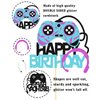 WishFirst Video Games Level Up Happy Birthday Cake Toppers Gamers Birthday Party Favors Supplies For Video Game Game-01 0