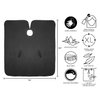 Cricket Hand Talker All Purpose Black Salon Cape, Water Resistant, Bleach Proof Cape, With Hand Openings for Client Mobility, Black