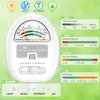 [Upgraded] Soil Moisture Meter, 4-in-1 Soil pH Tester, Soil Moisture/Light/Nutrients/pH Meter for Gardening, Lawn, Farming, Indoor & Outdoor Plants Use, No Batteries Required
