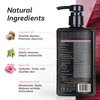 AUTHENTIC BATH & SOAP - Damask Rose Body Wash - with Vitamin E & Hyaluronic Acid, All Natural, Hydrating, Soothing, Radiant Skin, Shower Gel for Men & Women, Vegan, Cruelty Free 16.9 Fl Oz