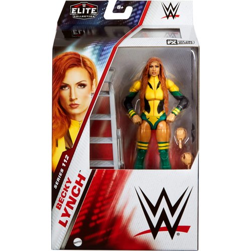 Mattel WWE Elite Action Figure & Accessories, 6-inch Collectible Becky Lynch with 25 Articulation Points, Life-Like Look & Swappable Hands