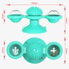 Cdipesp Windmill Cat Toy with Catnip, Interactive Cat Spinning Toys with Suction Cup Kitten Turntable Massage Toy for Indoor Cats (Blue)