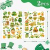 Konsait St Patricks Day Tattoos Temporary Tattoo Kids Shamrock Tattoo Stickers Fake Tattoos Irish Parade Green St Patricks Day Party Favors St Patricks Day Accessories Face Tattoos for Kids Adult