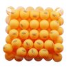MAPOL 50- Pack Orange 3-Star Premium Ping Pong Balls Bulk,Advanced Training Table Tennis Ball
