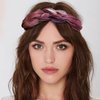 Headband for Women | Summer Fashion Headbands for Women | Knotted Design | Elegant Look for Parties | Elastic Bottom - Perfect for Daily Use | Headbands for Women | For Trendy Women (Electric Purple)