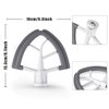 Flex Edge Beater,Mixer Accessory,Attachments For Mixer,Fits Tilt-Head Stand Mixer Bowls For 4.5-5 Quart Bowls,Beater With Silicone Edges,White