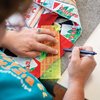 Acrylic Quilting Ruler, 2.5 inch x 8 inch | Small Ruler for Sewing, Measuring and Cutting Quilt Fabric | Straight Edge Tool for Jelly Rolls, Mini Charm Pack Quilts, and DIY Craft Projects, Green
