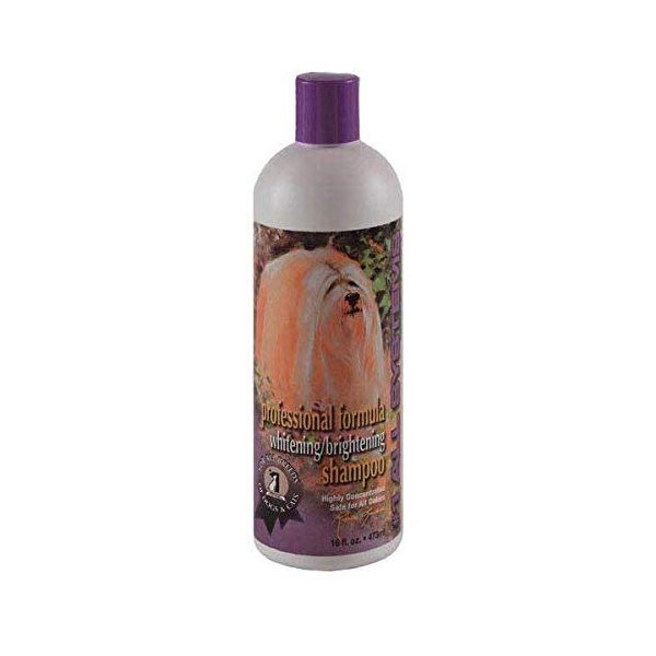 All Systems Whitening Pet Shampoo Professional Grooming Dilute Concentrate Dog & Cat 16 oz