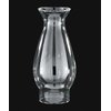 B&P Lamp® 2 1/2 Inch by 7 1/2 Inch Clear Glass Crimped Top Design Lamp Chimney for Vintage and Antique Style Lamps