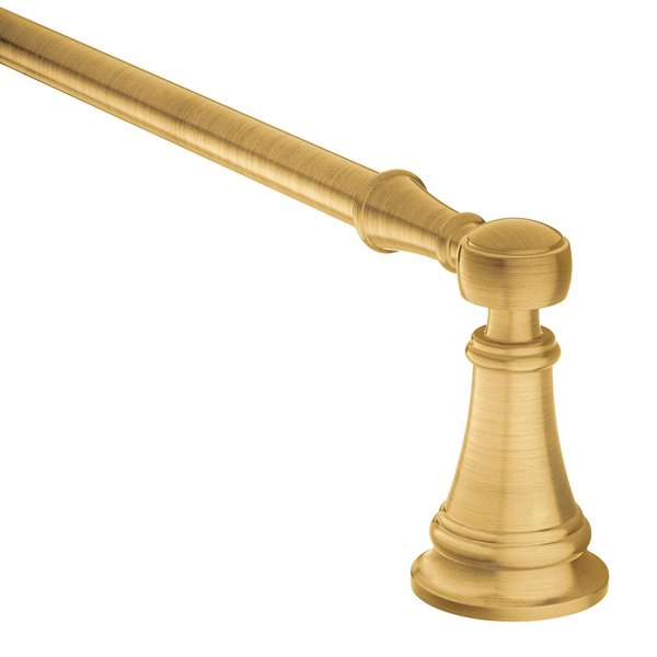 Moen YB8418BG Weymouth 18-Inch -Towel Bar, Brushed Gold