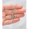 Reusable Fiancee Gifts, I'm not Getting Slower, I'm just Enjoying Life at a More, Reusable Holiday Cross Dancing Necklace from