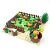 Sufeasdf Barn and Farm Building Block Set E, Chicken Coop, Garden, Crops, Compatible with Lego 853792 Accessory for Ages 6-12