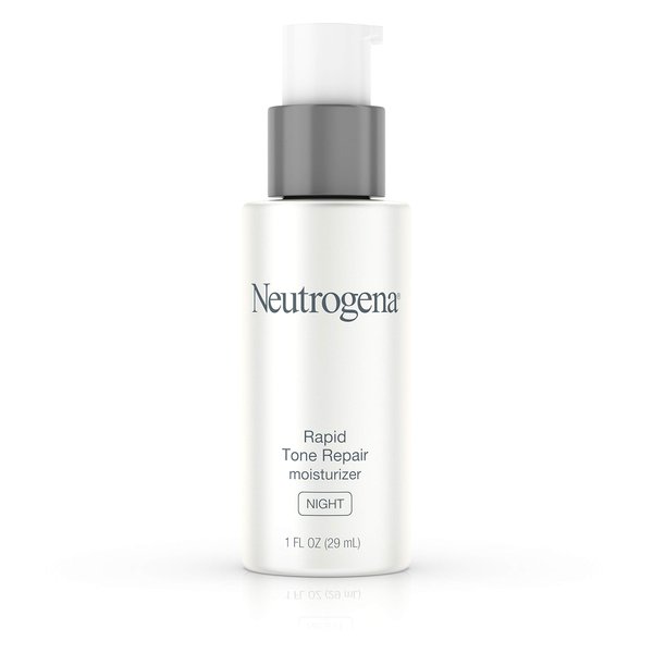 Neutrogena Rapid Tone Repair Night Cream with Retinol, Vitamin C and Hyaluronic Acid - Anti Wrinkle Face and Neck Moisturizer - Vitamin C, Retinol, Glycerin, Hyaluronic Acid, 1 fl. Oz