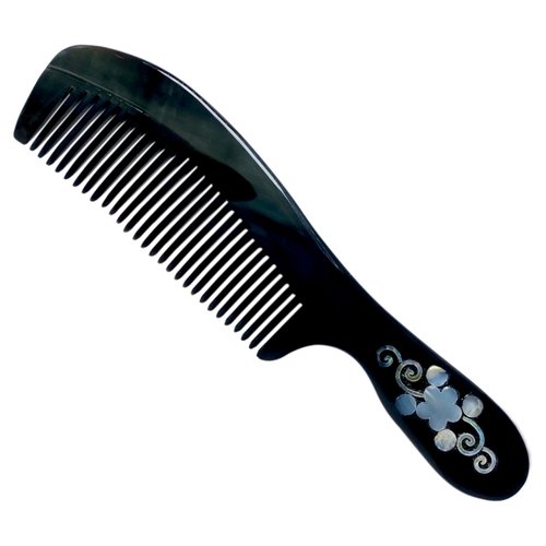 Natural Buffalo Horn Comb, Animal Engrave, Hair Comb, Anti-Static Handmade Pocket Comb, Fine Tooth, Gift, Accessories For Men Women Mom Wife Daughter Mother Day's, Birth Day