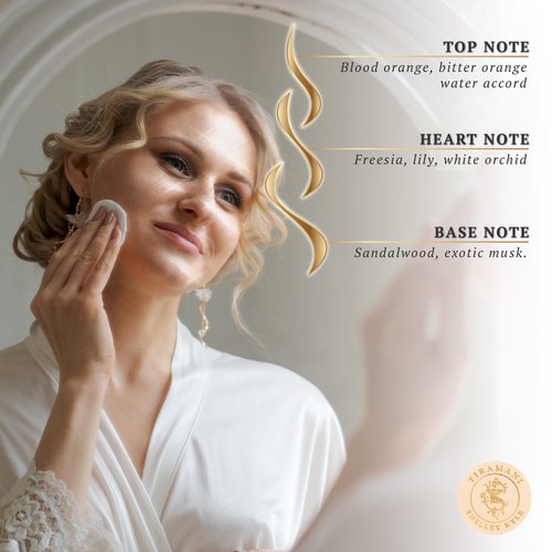 Shelley Kyle Tiramani Talc Free Shimmer Powder, Body Powder, Dusting Powder, Leaves Skin Soft, Dry, Smooth, and Shimmering, 48g