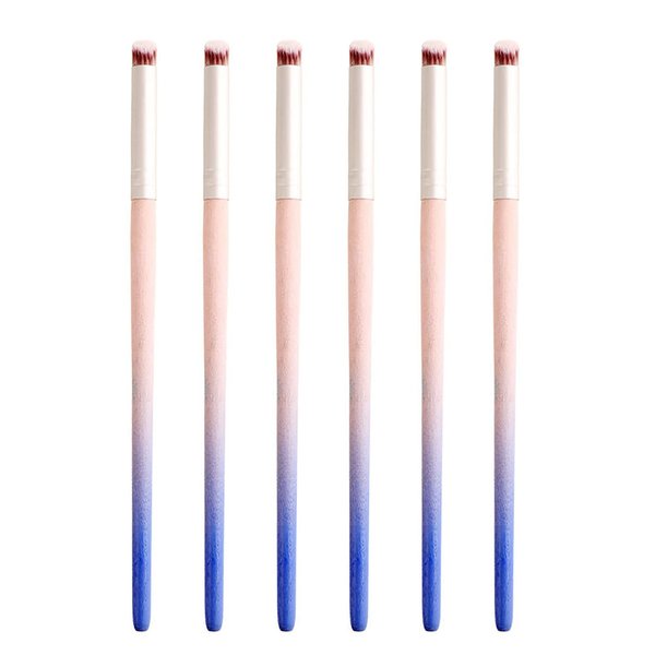 KAAGEE 6pieces Ombre Nail Brush Wood Nail Pen Ombre Brush for Gel Nails Nail Gradient Brush Nail Design Brushes Nail Painting Kit Nail Art Tools Acrylic Nail Accessories