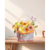 LUOGFYNI Flowers Bouquet Building Kit, Artificial Flower Blocks Set Toy for Adults, Creative Botanical Collection for Home Decor, Birthday Valentine's Day Gifts for Girls (1951)