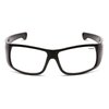 Pyramex Furix Safety Glasses Black Frame Clear Anti-Fog Lens