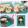 Zddaoole 32 Pcs Kids' Sand Art Kits,12 Color Sand Art kit Art Sand Scenic Sand with 20 Sheets Sand Art Painting Cards Set,1.25oz Bottles