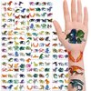 200PCS Dragon Fire Wings Tattoo Stickers - Dragon Theme Party Favors Waterproof Removable Temporary Tattoo Decoration Party Supplies Gifts for Kids