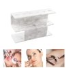 Mekupeu 6 Holes Marble Tweezers Holder Eyelash Extension Supplies Display Stand Tweezer Shelf Holder 1 PCS