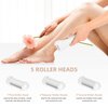Callus Remover for Feet, Nicebirdie Electric Foot File Callus Removers Rechargeable Waterproof Pedicure Tools Foot Scrubber Shaver Feet Care Tool for Cracked Heels Dead Skin （Golden）