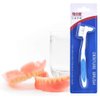 Y-Kelin Denture Retainer Cleaner Kit, Denture Cleaning Case with Denture Brush (Blue)