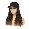 AliRobam Hat Wigs Baseball Cap with Boho Senegalese Twist Braids Hair extensions Hat With Braided Hair attached for Black White woman (14inch, T30)