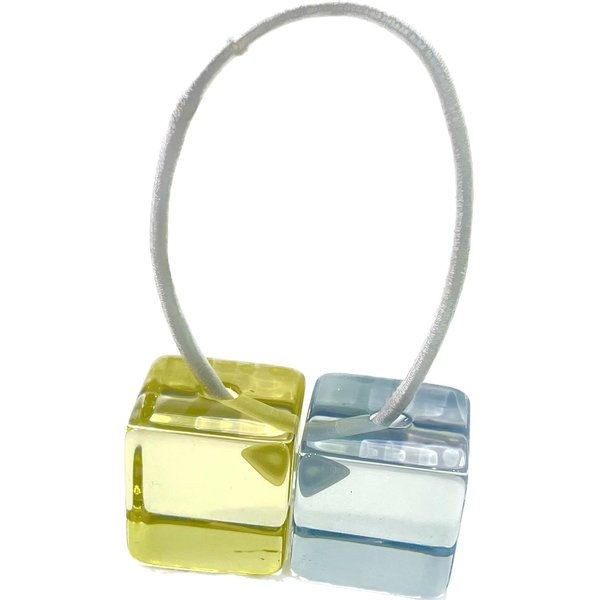 Blue and Yellow Cubed Hair Tie | Bocchi the Rock! | Anime | Cosplay